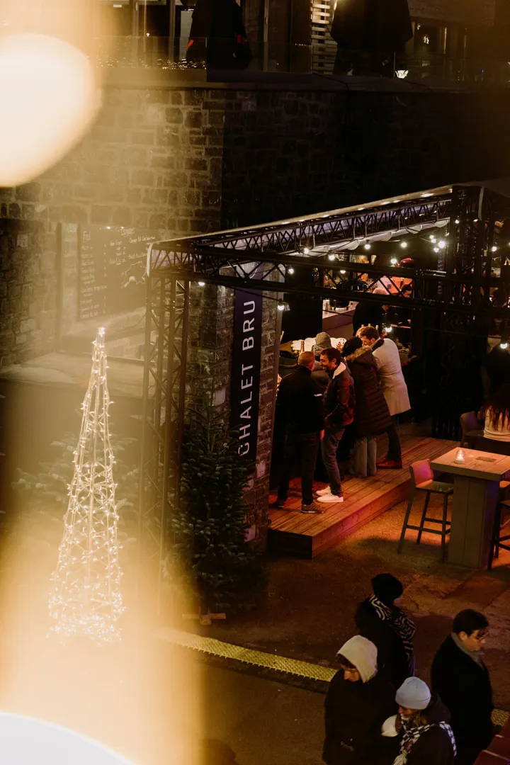 Apéritif sur le marche de Noël